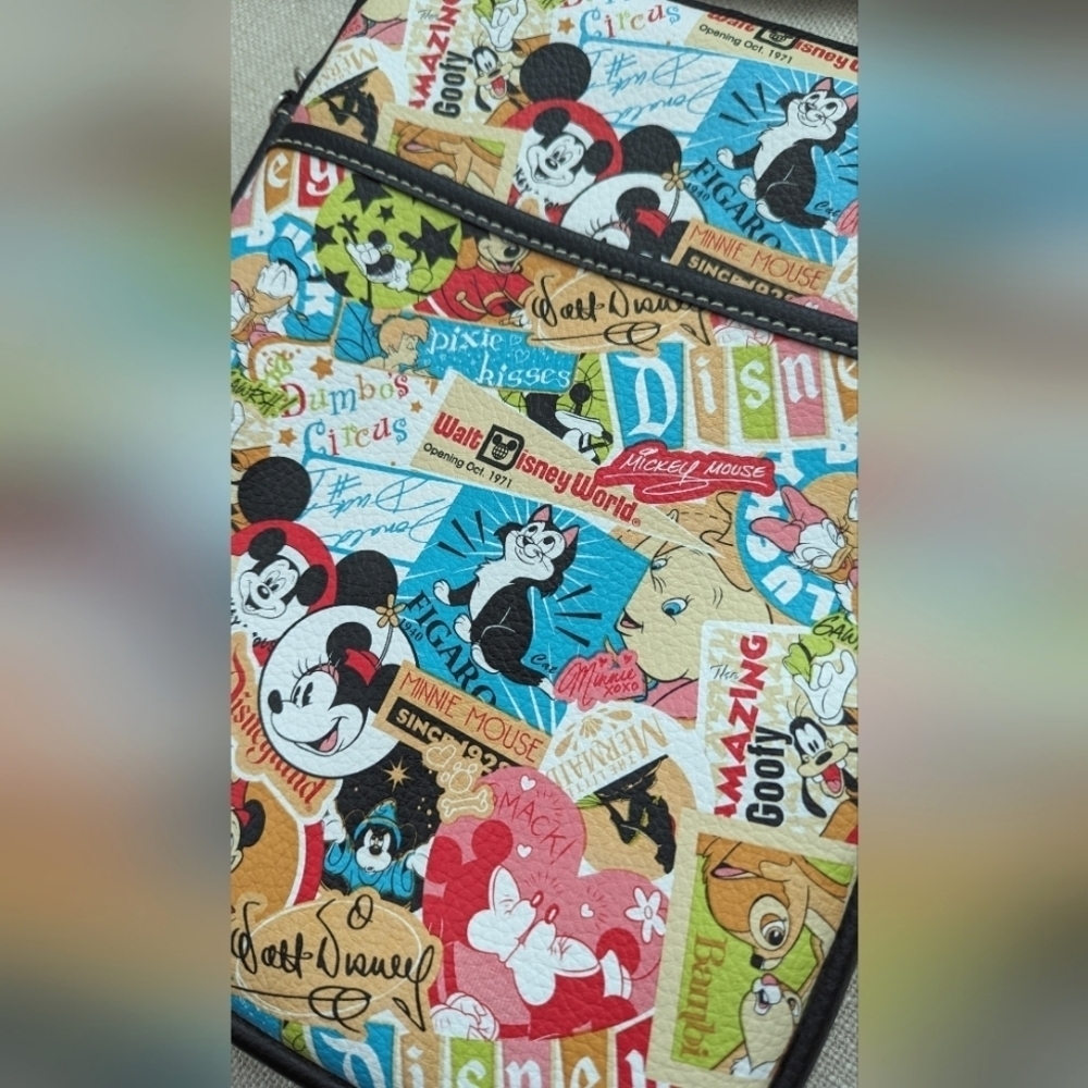 Disney Mickey Mouse Goofy Figaro Dumbo Crossbody Bag